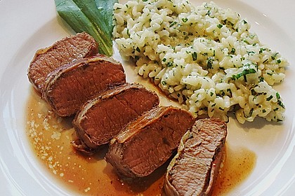 Bacon - Lamm mit B&auml;rlauchrisotto 4