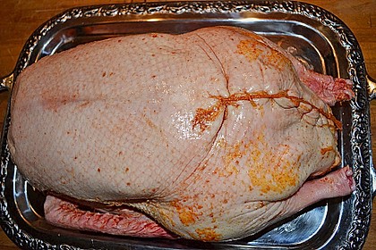 Gef&uuml;llte Weihnachtsgans