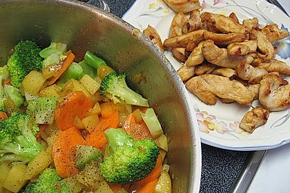 H&auml;hnchenragout mit Brokkoli 3