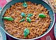 Tomaten - Basilikum Risotto mit Balsamico