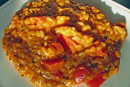 Tomaten - Basilikum Risotto mit Balsamico 1