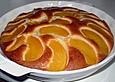 Marzipankuchen mit Pfirsich