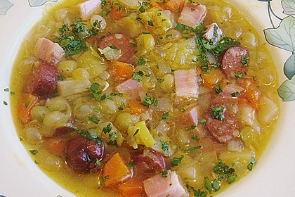 Erbsensuppe, westfälisch