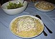 Spaghetti mit Schinken - Sahne - Sauce