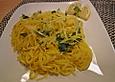Pasta mit kalter Zitronensauce