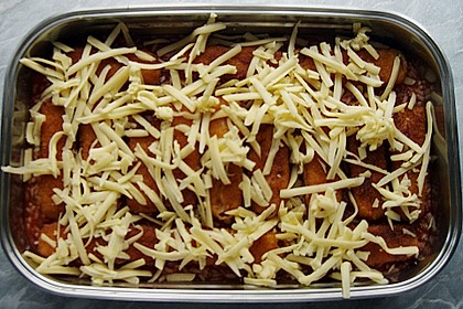 Gemüse - Reis - Pfanne mit Fischstäbchen 8