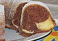 Marmorkuchen mit Nuss - Nougat - Creme