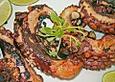 Krake gebraten