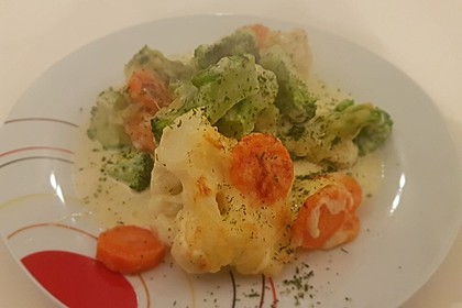 Blumenkohl - Brokkoli - Auflauf 11
