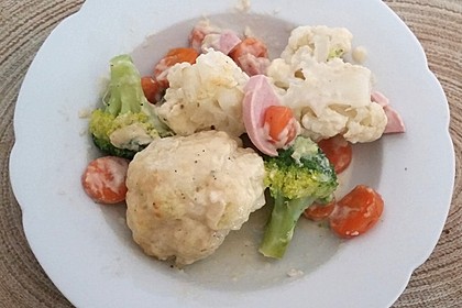 Blumenkohl - Brokkoli - Auflauf 24
