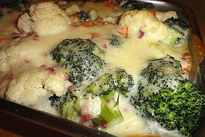 Blumenkohl - Brokkoli - Auflauf 14