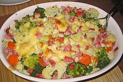 Blumenkohl - Brokkoli - Auflauf 8