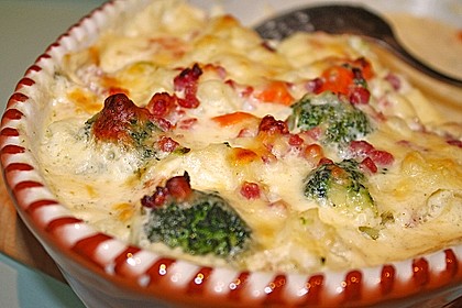 Blumenkohl - Brokkoli - Auflauf