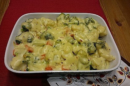 Blumenkohl - Brokkoli - Auflauf 16