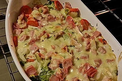 Blumenkohl - Brokkoli - Auflauf 17
