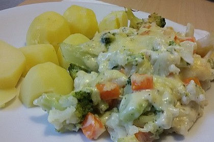 Blumenkohl - Brokkoli - Auflauf 21