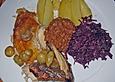 Perlhuhn mit Weintraubenf&uuml;llung