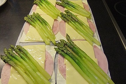 Spargel in Blätterteig 6