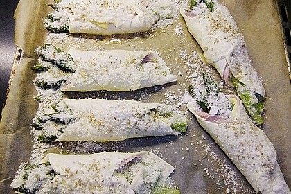 Spargel in Blätterteig 13