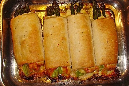 Spargel in Blätterteig 7