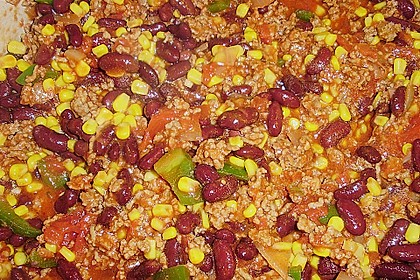 Cremiges Chili Con Carne mit Sauerrahm 3