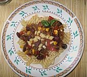 Cremiges Chili Con Carne mit Sauerrahm (Bild)