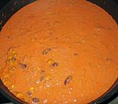 Cremiges Chili Con Carne mit Sauerrahm (Bild)