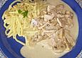 Putengeschnetzeltes mit Kr&auml;uterfrischk&auml;se