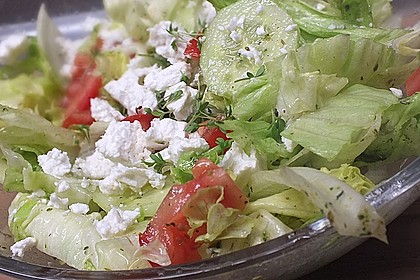 Tomaten - Gurken - Salat mit Feta 1