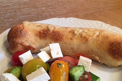 Tomaten - Gurken - Salat mit Feta 12