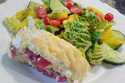 Zucchini - Roulade mit Basilikumsauce 3