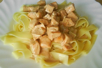 Lachs - Sahne - So&szlig;e zu Nudeln 12