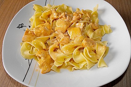 Lachs - Sahne - So&szlig;e zu Nudeln 16