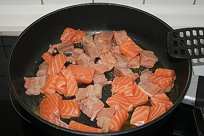 Lachs - Sahne - So&szlig;e zu Nudeln 24