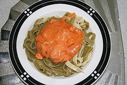 Lachs - Sahne - So&szlig;e zu Nudeln 25
