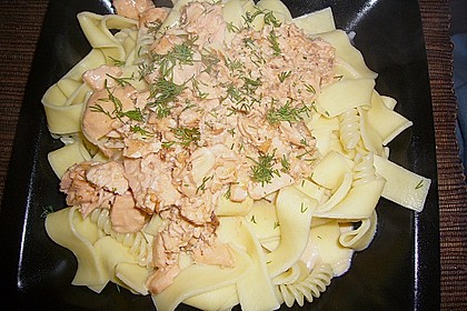 Lachs - Sahne - So&szlig;e zu Nudeln 26