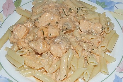 Lachs - Sahne - So&szlig;e zu Nudeln 33