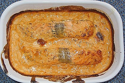 Lachs - Sahne - So&szlig;e zu Nudeln 1