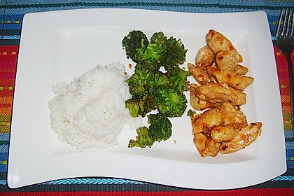 Honig - Hähnchenbrust mit Sesam und Broccoli 5