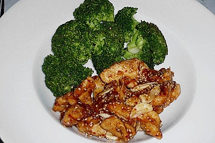 Honig - Hähnchenbrust mit Sesam und Broccoli 1