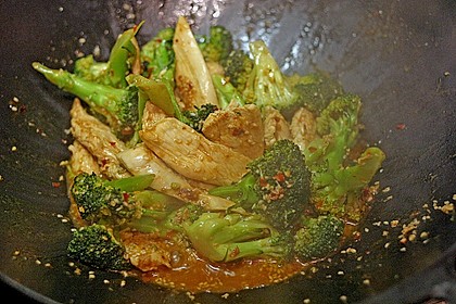 Honig - Hähnchenbrust mit Sesam und Broccoli 10