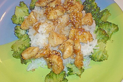 Honig - Hähnchenbrust mit Sesam und Broccoli 18