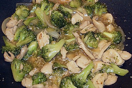 Honig - Hähnchenbrust mit Sesam und Broccoli 11