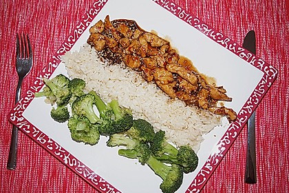 Honig - Hähnchenbrust mit Sesam und Broccoli 3