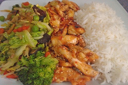Honig - Hähnchenbrust mit Sesam und Broccoli 17