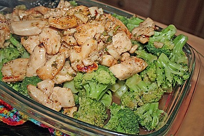 Honig - Hähnchenbrust mit Sesam und Broccoli 13