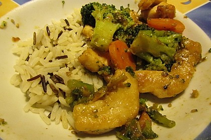 Honig - Hähnchenbrust mit Sesam und Broccoli 21