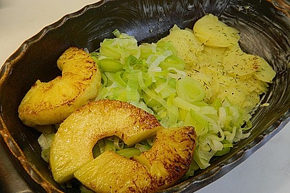 Porree - Ananas - Auflauf 1