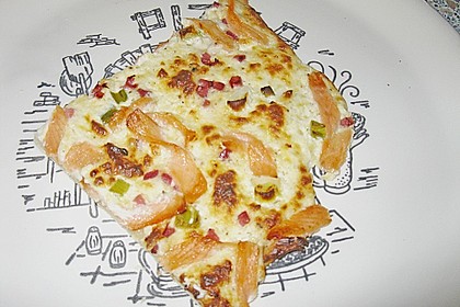 Flammkuchen mit Lauch und Lachs 57