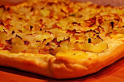 Flammkuchen mit Lauch und Lachs 29